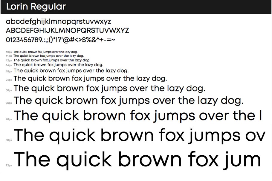 Lorin Bold Font preview